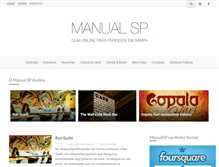 Tablet Screenshot of manualsp.com.br
